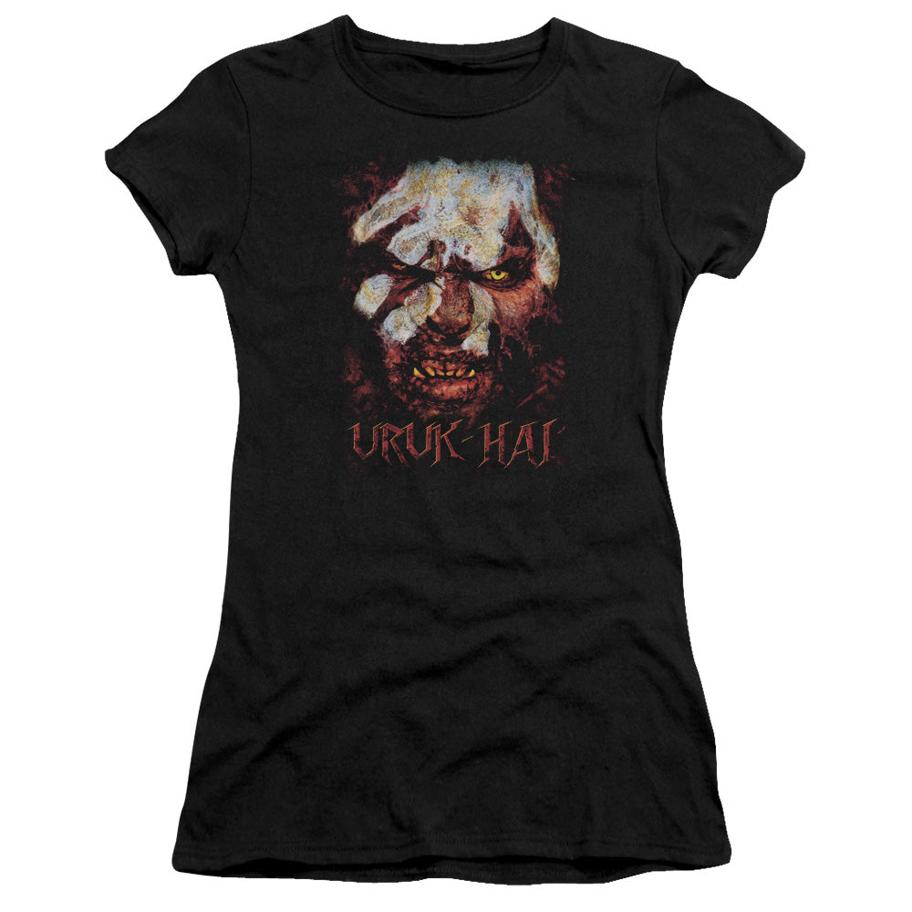 Lor - Uruk Hai - Short Sleeve Junior Sheer - Black T-shirt