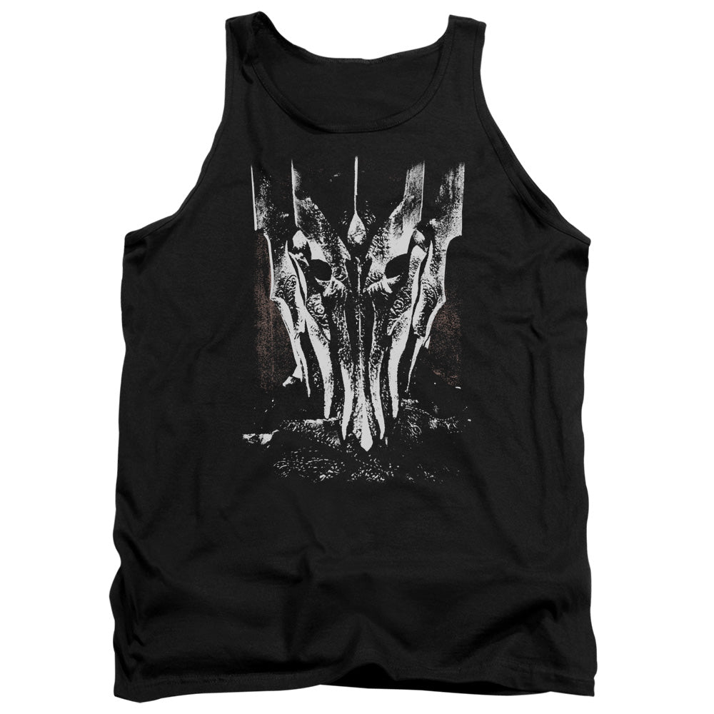 Lor - Big Sauron Head - Adult Tank - Black