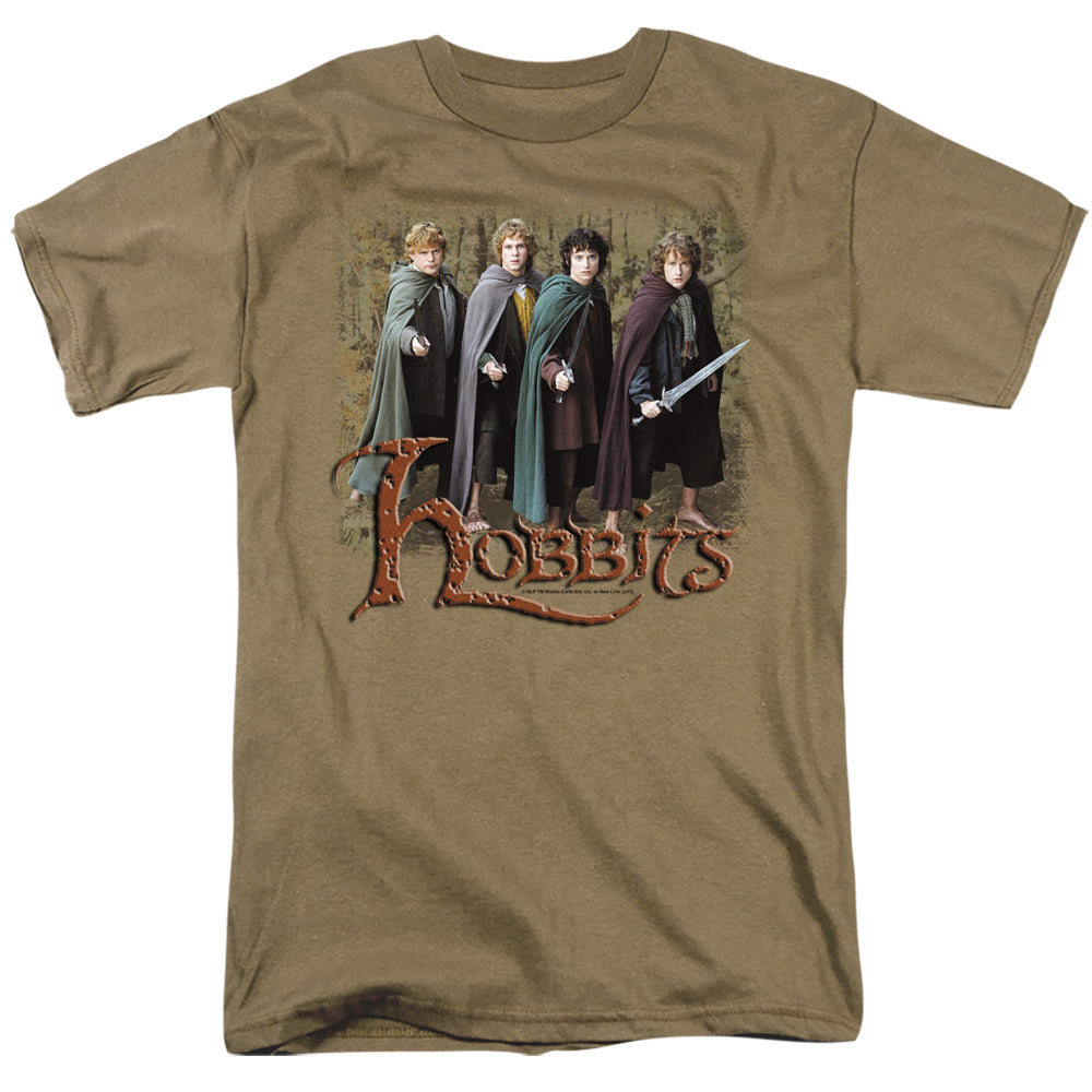 Lor - Hobbits - Short Sleeve Adult 18/1 - Safari Green T-shirt