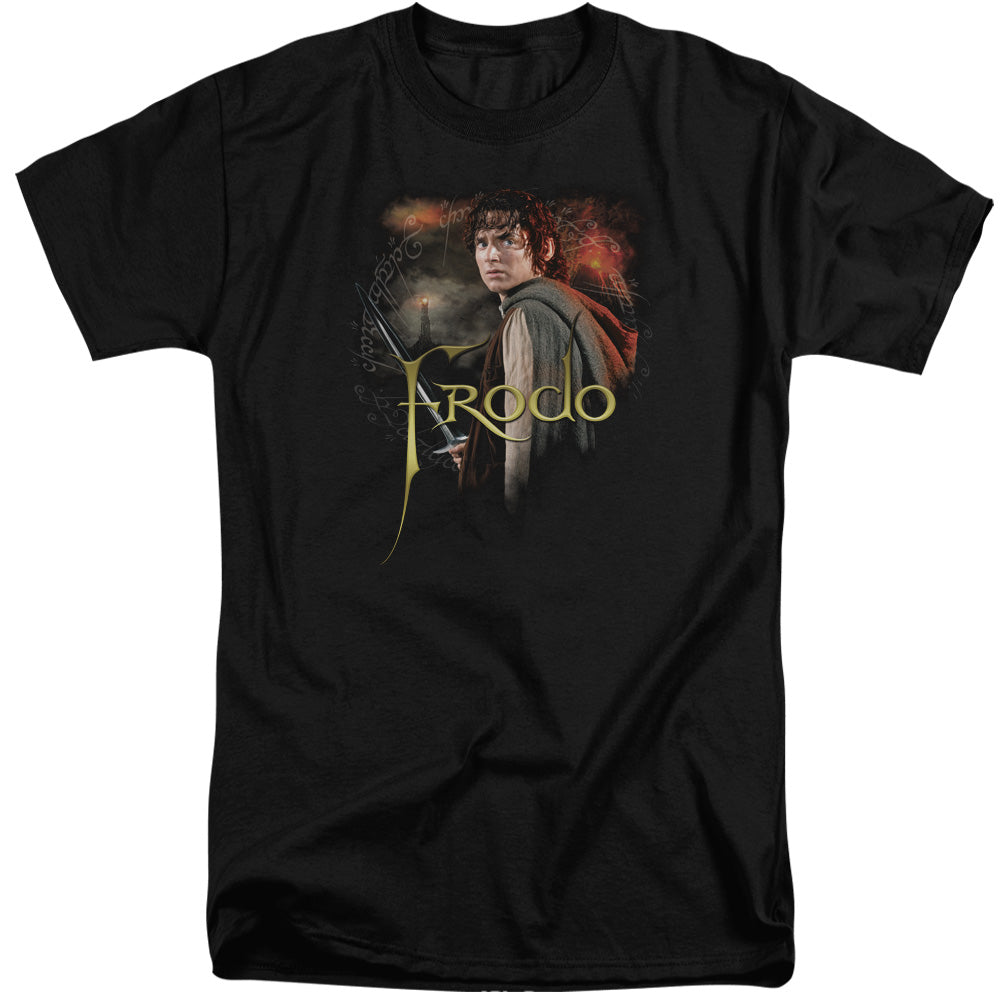 Lor - Frodo - Short Sleeve Adult Tall - Black T-shirt