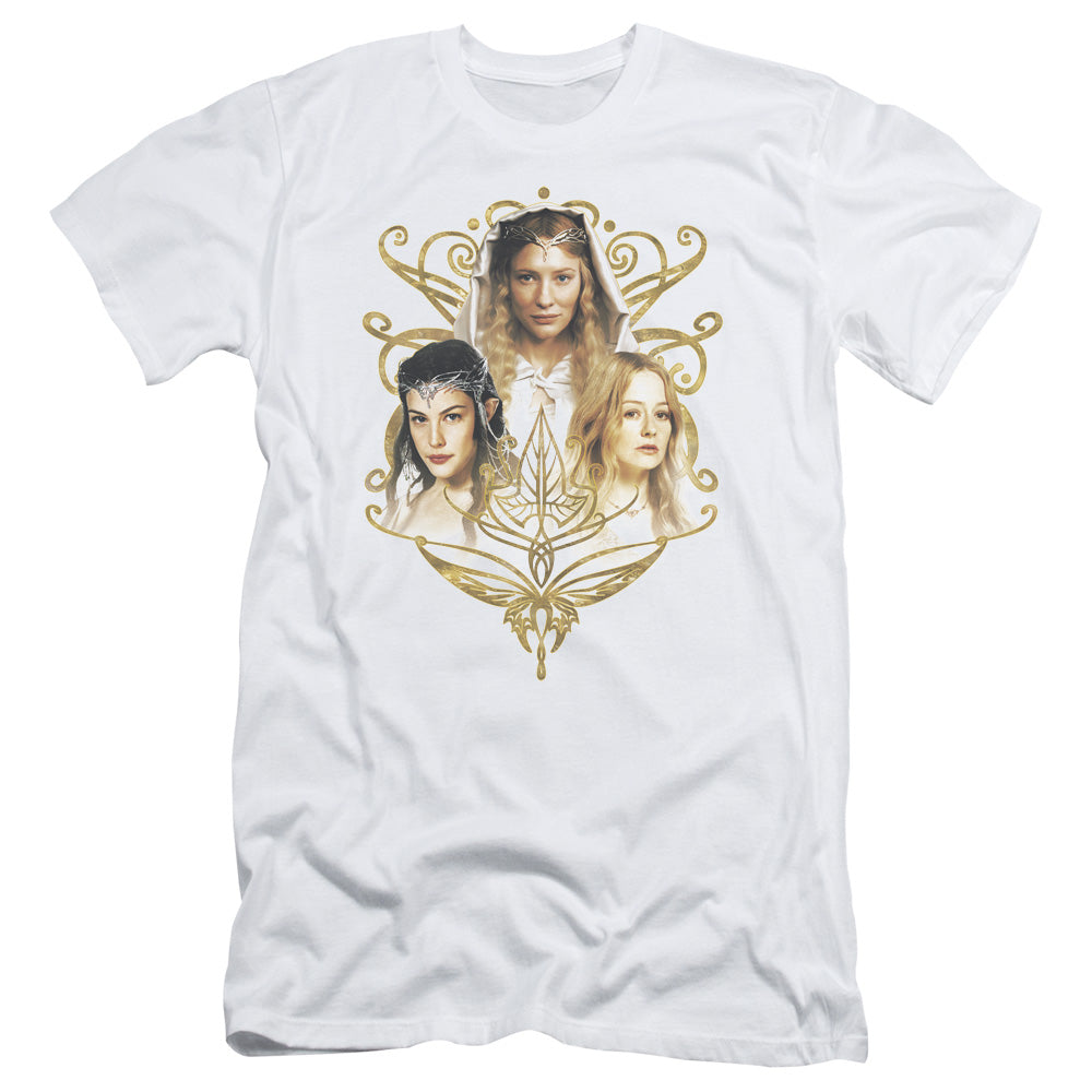 Lor - Women Of Middle Earth - Short Sleeve Adult 30/1 - White T-shirt