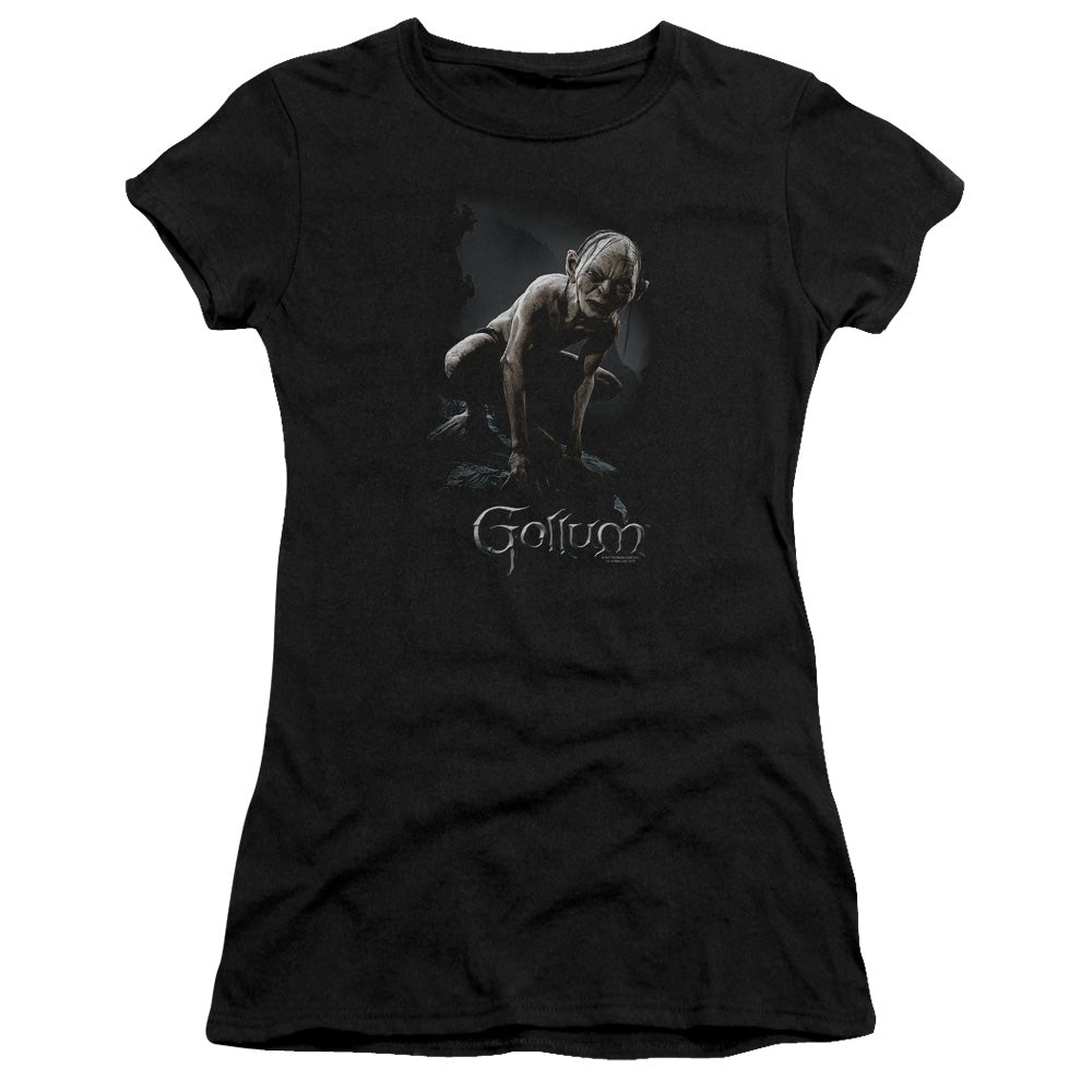 Lor - Gollum - Short Sleeve Junior Sheer - Black T-shirt