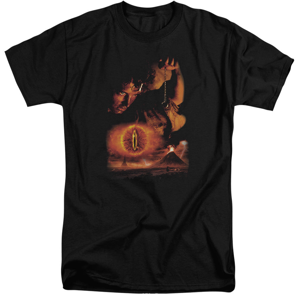 Lor - Destroy The Ring - Short Sleeve Adult Tall - Black T-shirt