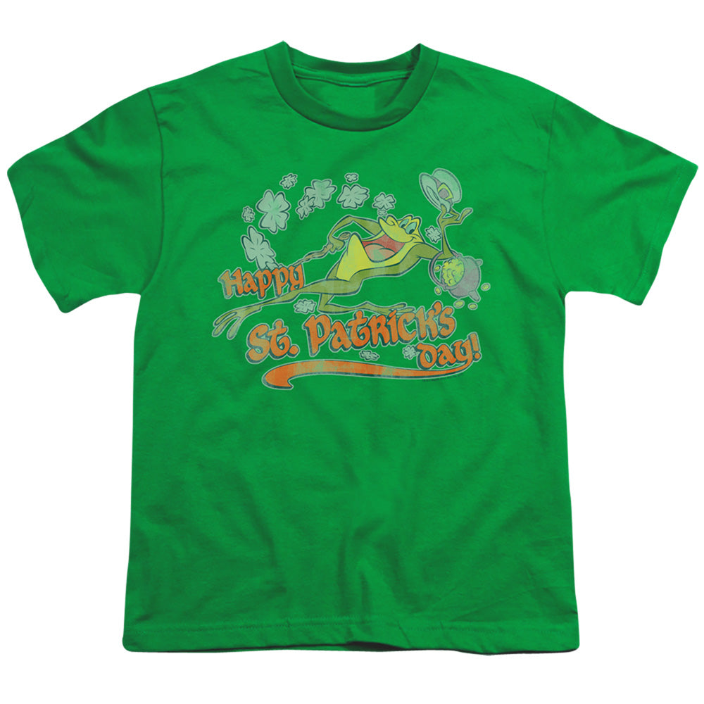 Looney Tunes - Michigan J - Short Sleeve Youth 18/1 - Kelly Green T-shirt