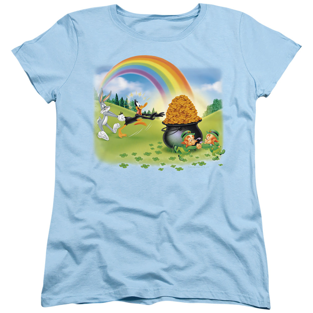 Looney Tunes - Mine Mine Mine - Short Sleeve Womens Tee - Light Blue T-shirt