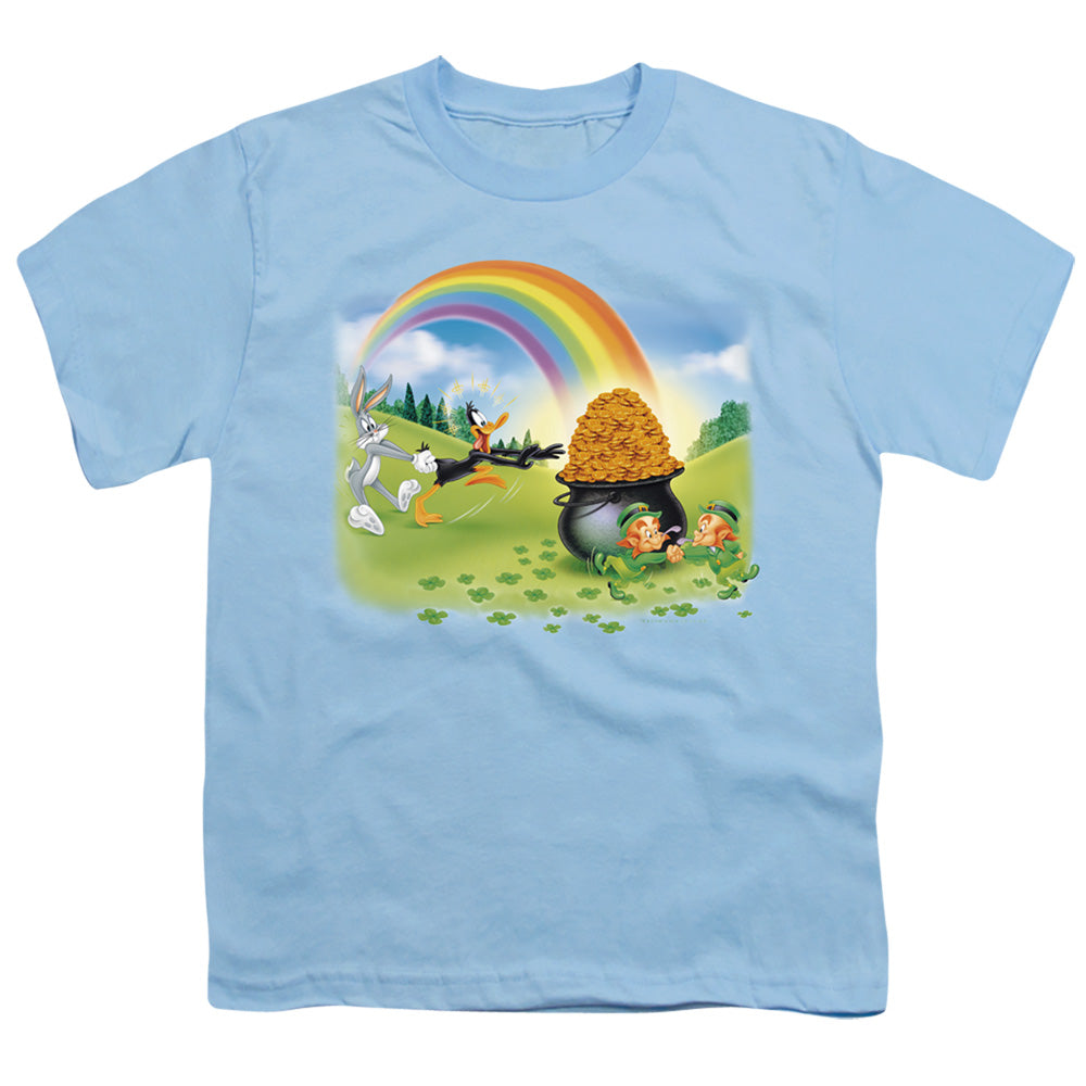 Looney Tunes - Mine Mine Mine - Short Sleeve Youth 18/1 - Light Blue T-shirt