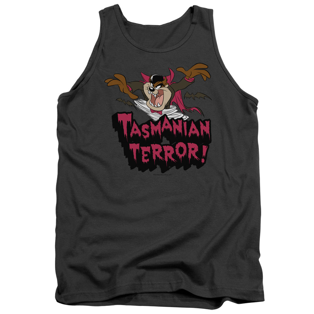 Looney Tunes - Taz Terror - Adult Tank - Charcoal