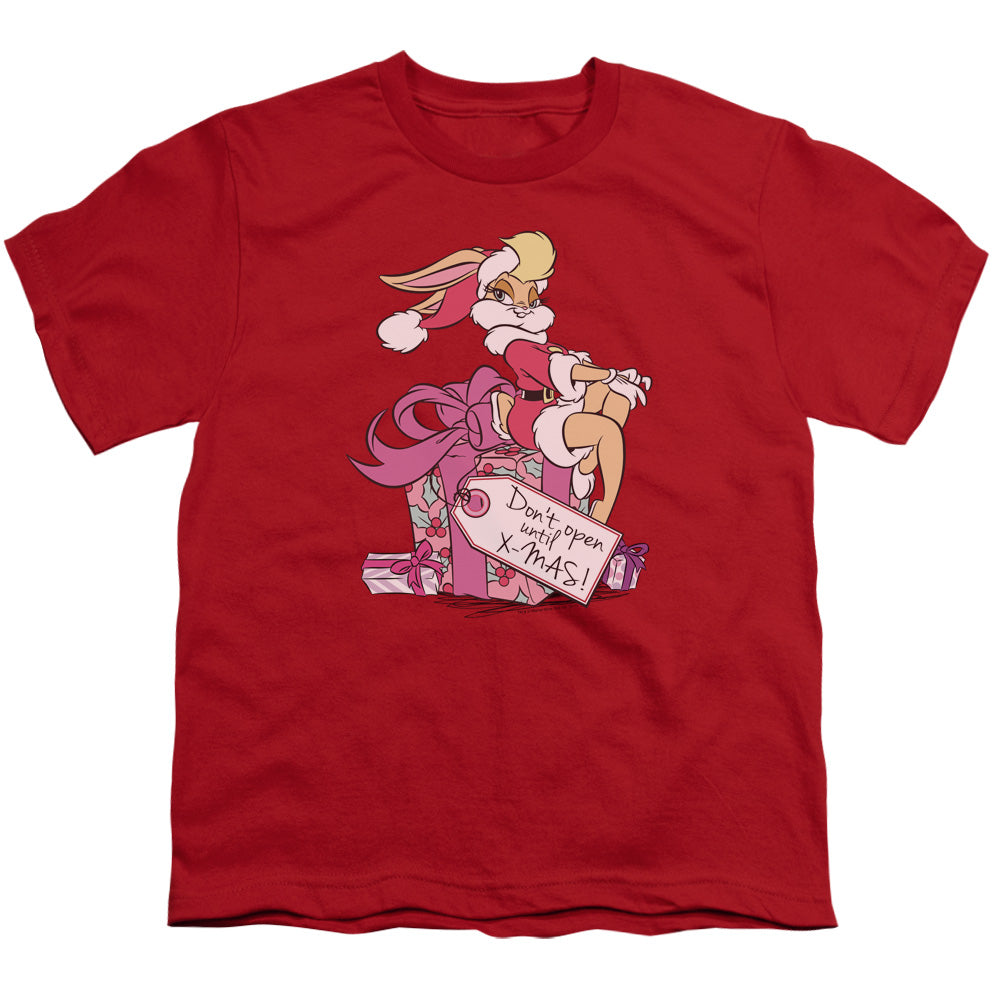 Looney Tunes - Lola Present - Short Sleeve Youth 18/1 - Red T-shirt