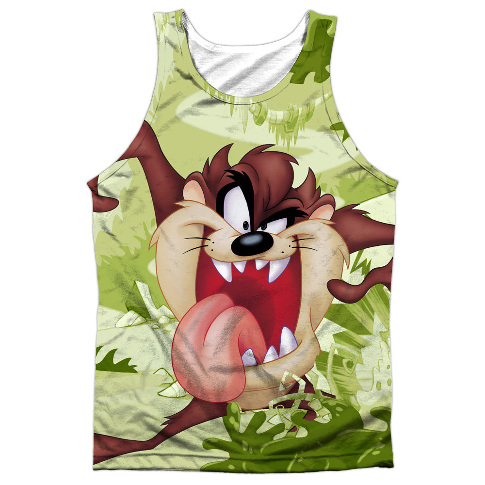 Looney Tunes - Taz - Adult Poly Tank Top - White