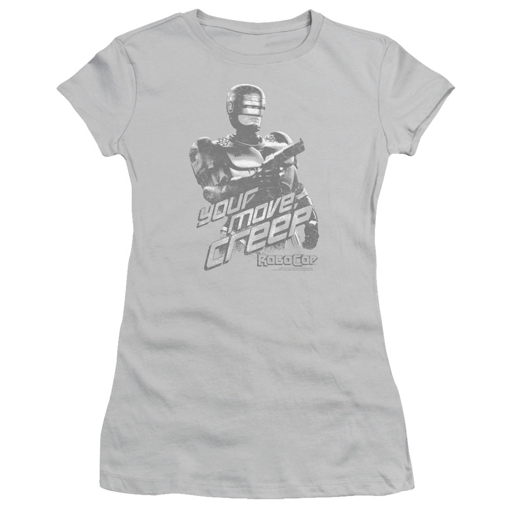 Robocop - Your Move Creep - Short Sleeve Junior Sheer - Silver T-shirt