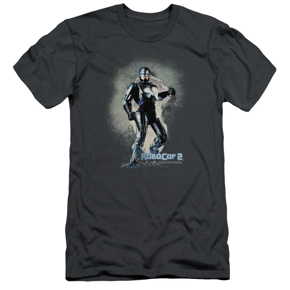 ROBOCOP BREAK ON THROUGH - S/S ADULT 30/1 - CHARCOAL T-Shirt