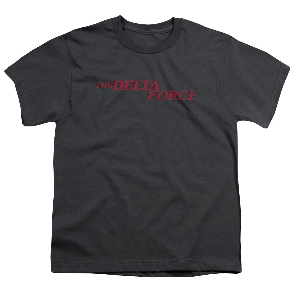 DELTA FORCE DISTRESSED LOGO - S/S YOUTH 18/1 - CHARCOAL T-Shirt