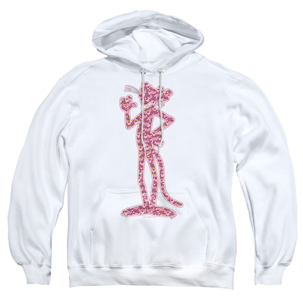 Pink Panther - Heads - Adult Pull-over Hoodie - White