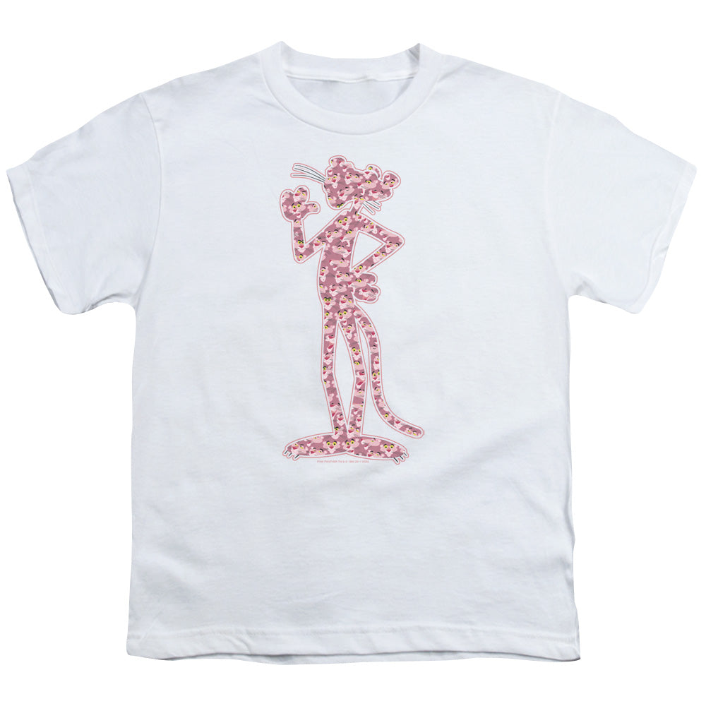 PINK PANTHER HEADS - S/S YOUTH 18/1 - WHITE T-Shirt