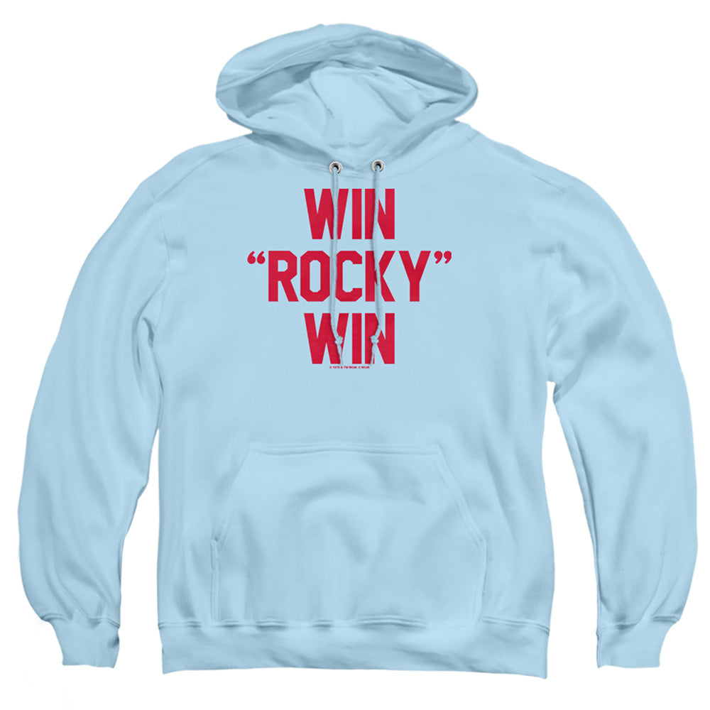 Rocky - Win Rocky Win - Adult Pull-over Hoodie - Light Blue