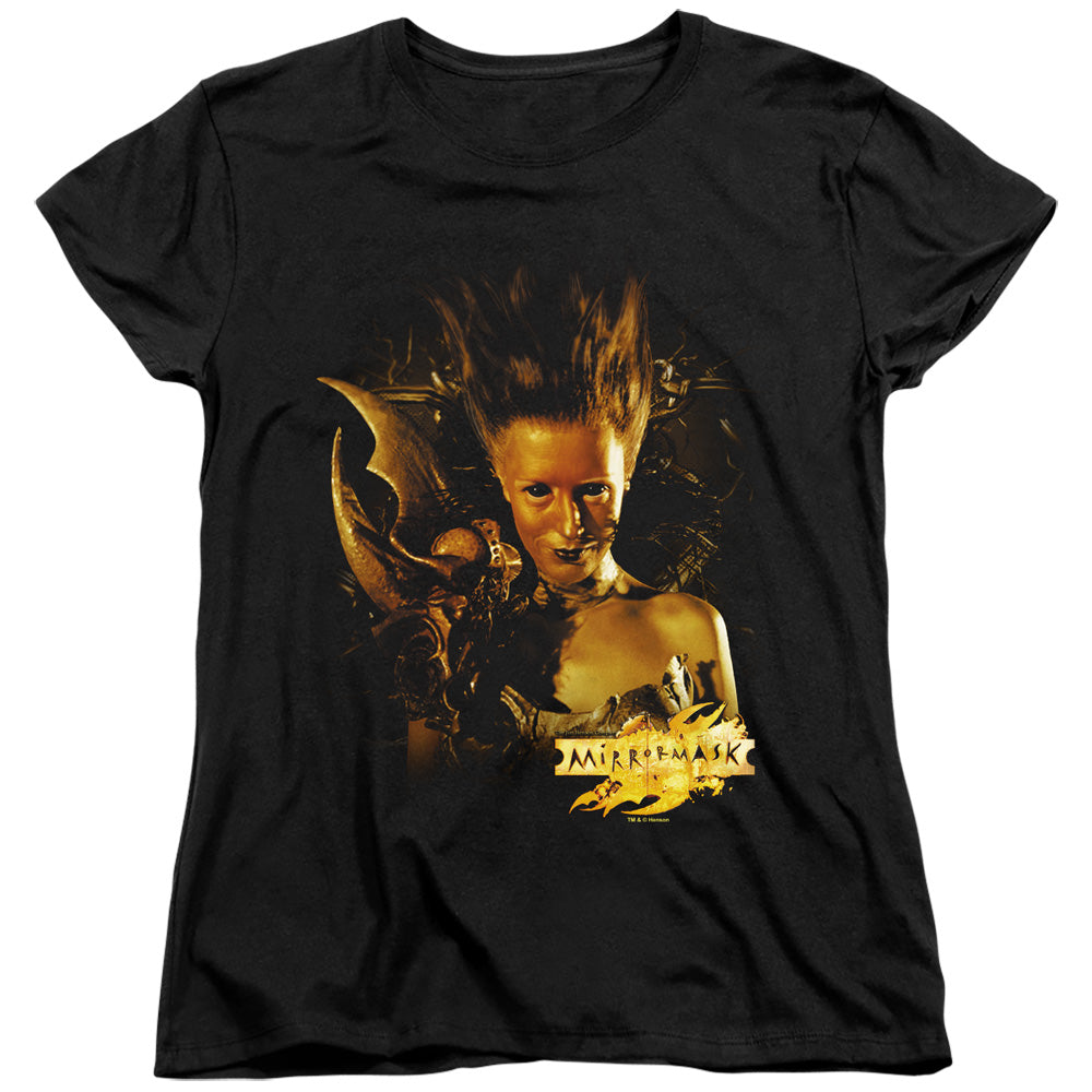 MIRRORMASK QUEEN OF SHADOWS - S/S WOMENS TEE - BLACK T-Shirt