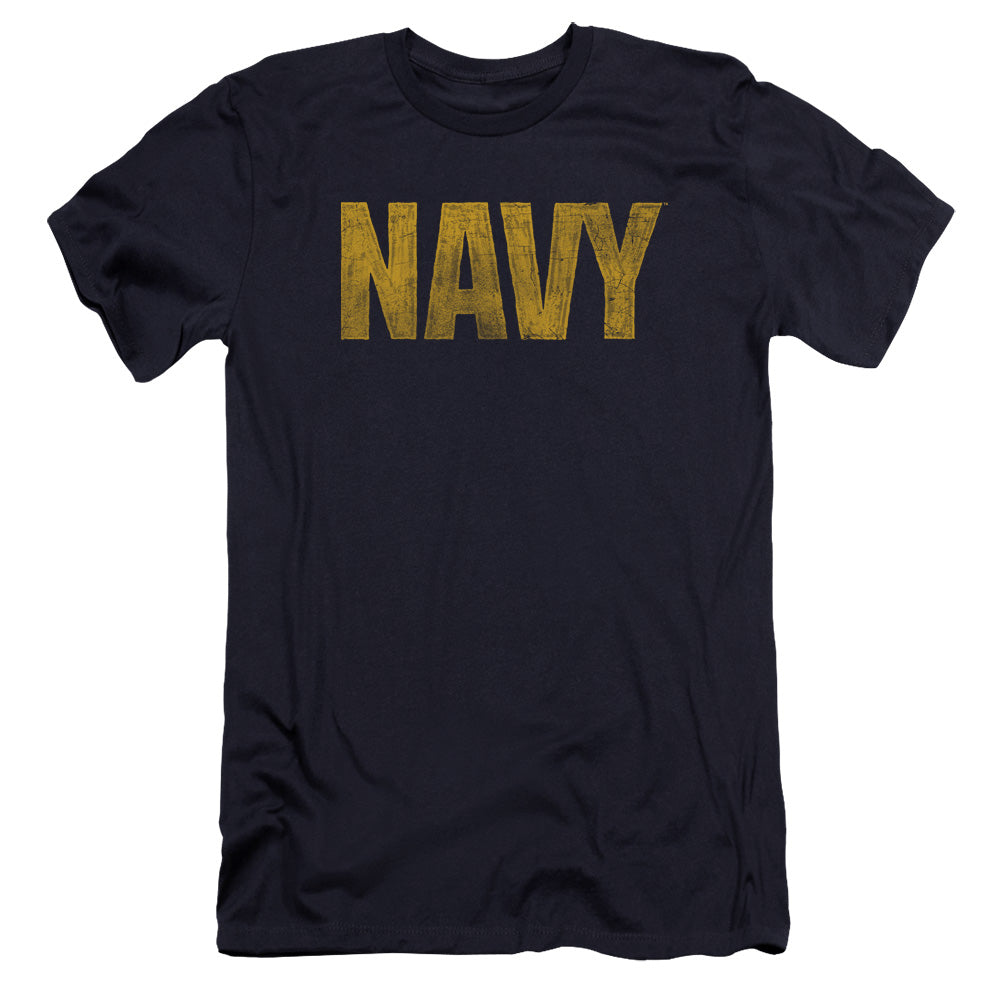 Navy - Logo-premuim Canvas Adult Slim Fit 30/1 - Navy