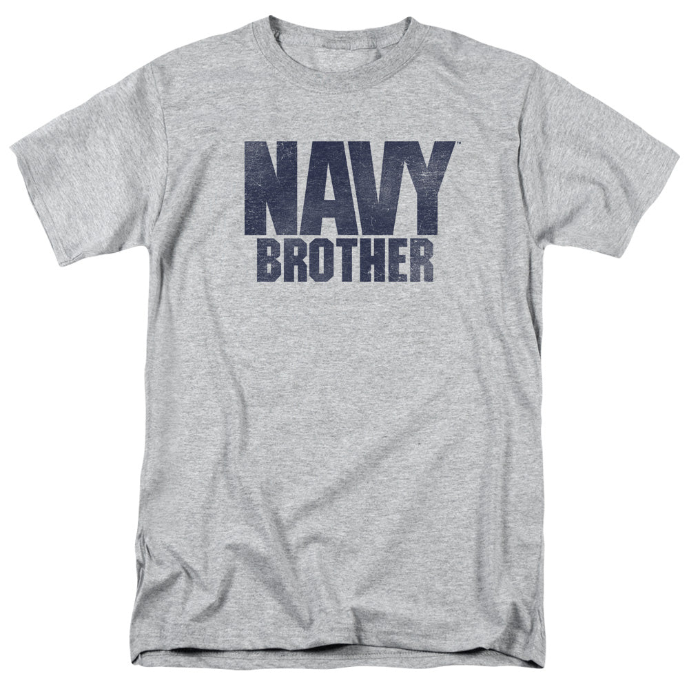 Navy - Brother - Short Sleeve Adult 18/1 - Athletic Heather T-shirt