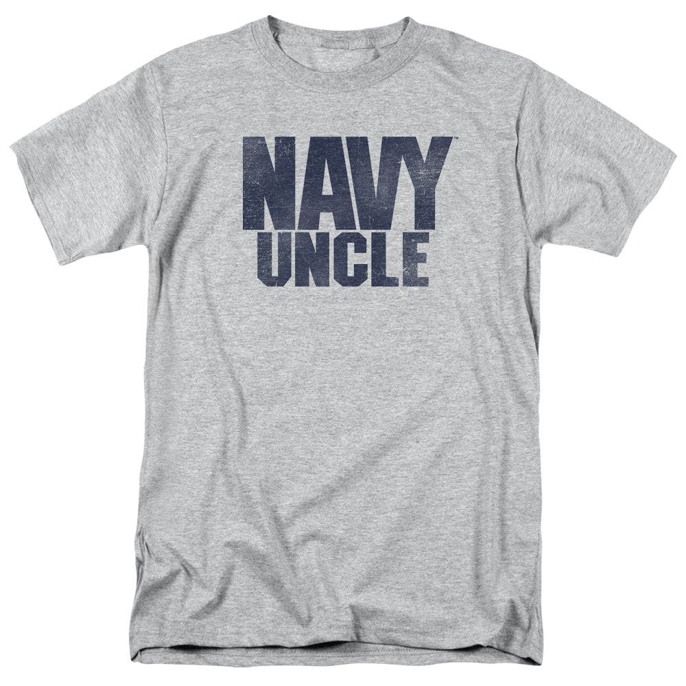 Navy - Uncle - Short Sleeve Adult 18/1 - Athletic Heather T-shirt