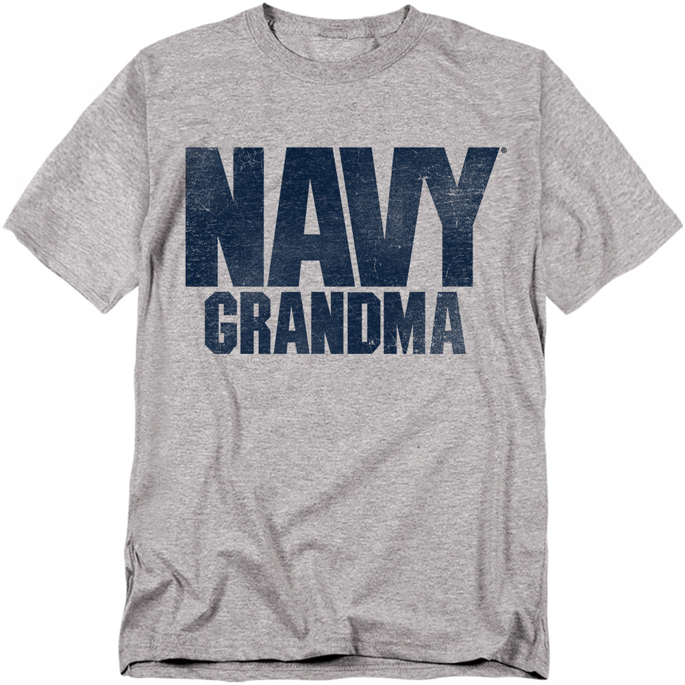 Navy - Grandma - Short Sleeve Adult 18/1 - Athletic Heather T-shirt