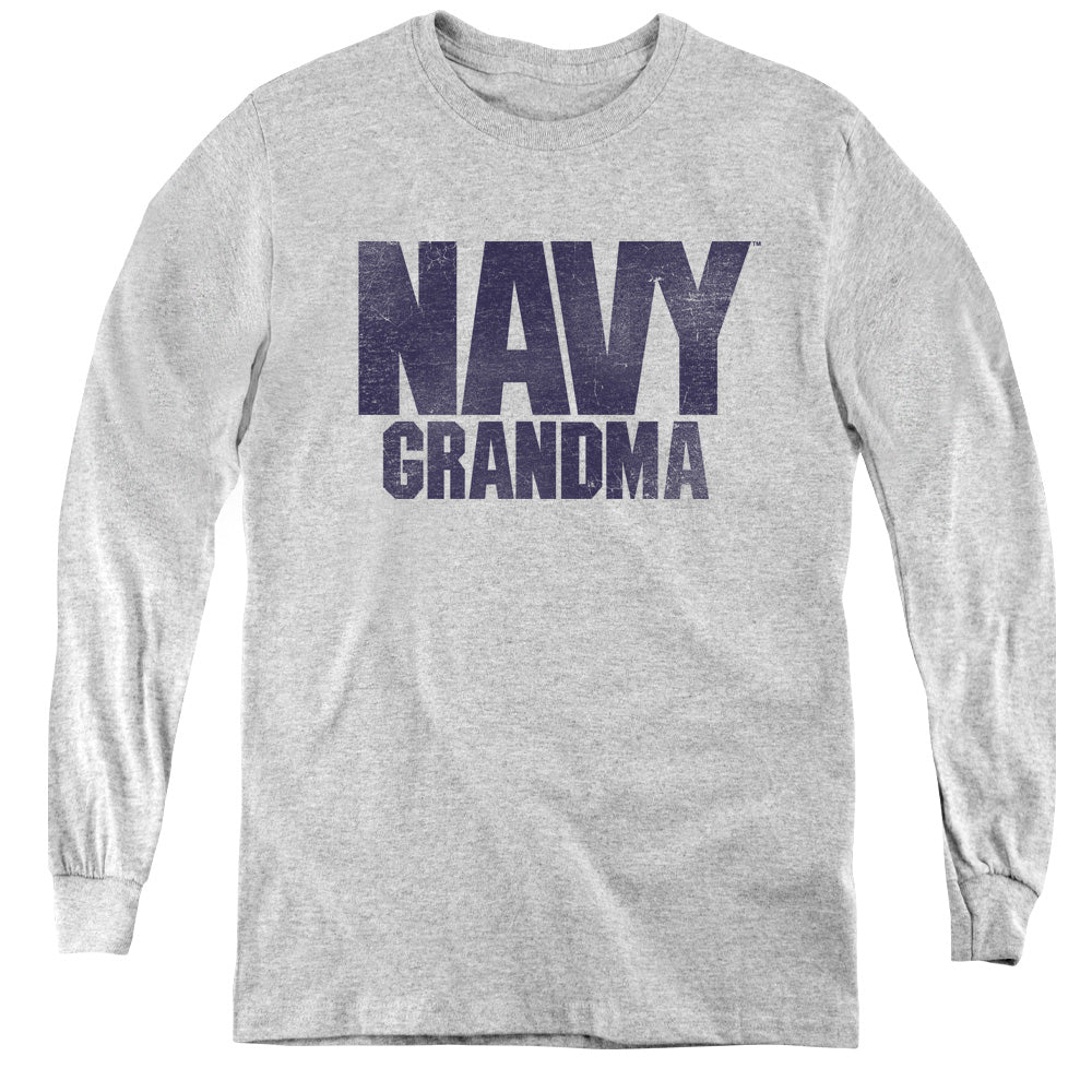 Navy Grandma-youth Long Sleeve