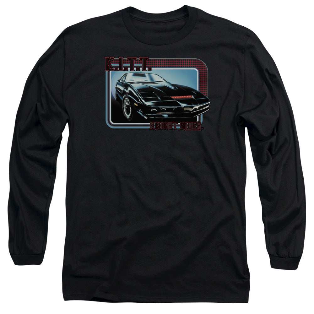 Knight Rider - Kitt - Long Sleeve Adult 18/1 - Black T-shirt