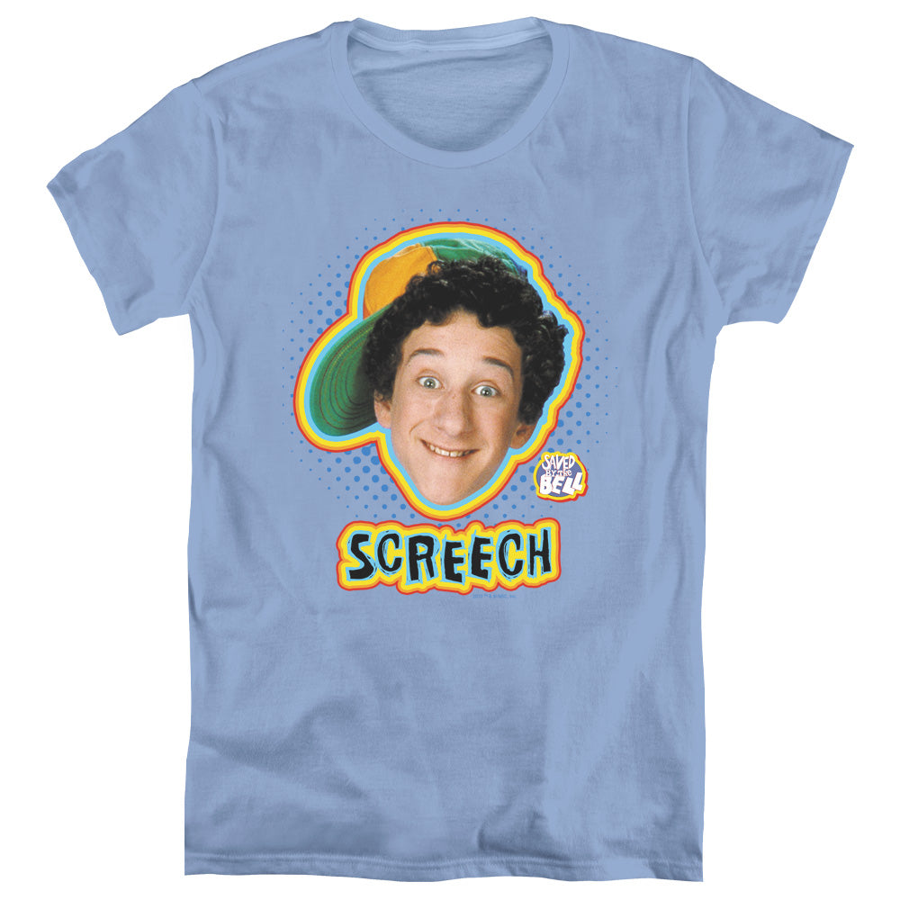 Saved By The Bellong Sleevecreech - S - S Womens Tee - Carolina Blue T-shirt