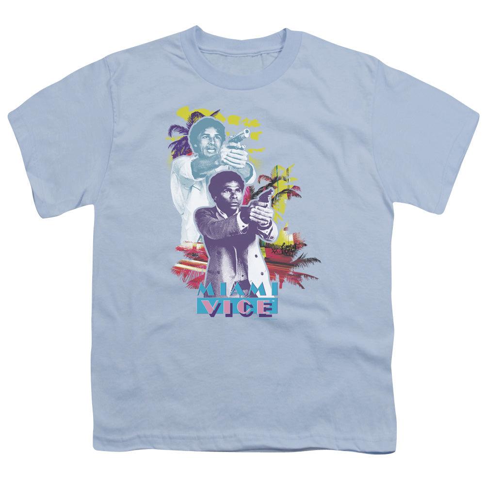 Miami Vice - Freeze - Short Sleeve Youth 18/1 - Light Blue T-shirt