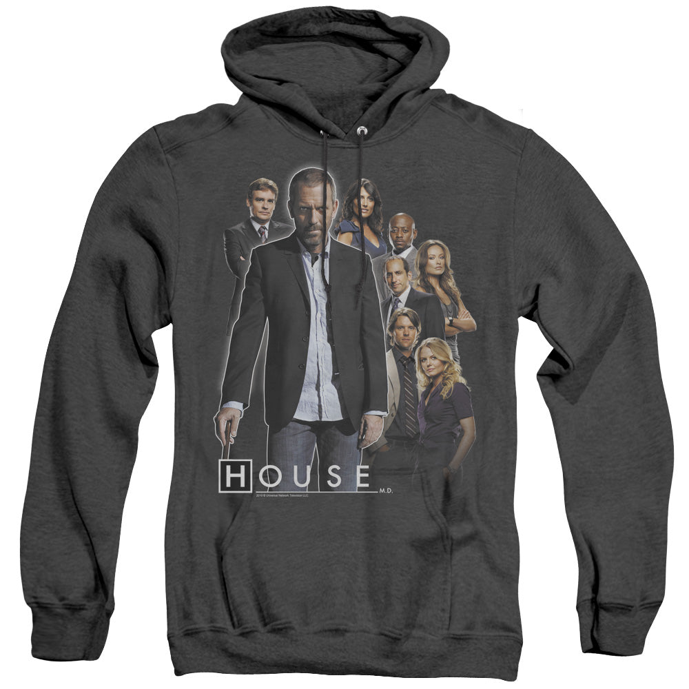 House Crew - Adult Heather Hoodie - Black