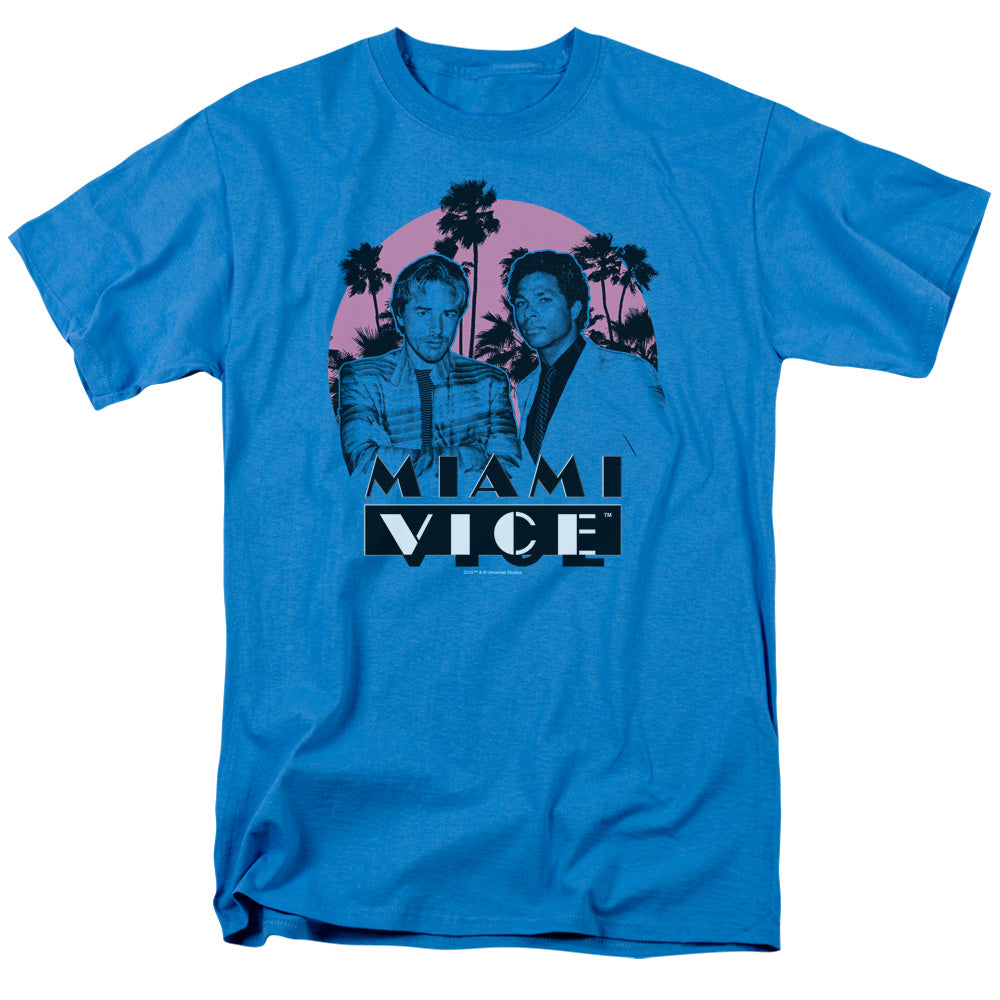 Miami Vice - Stupid - Short Sleeve Adult 18/1 - Turquoise T-shirt