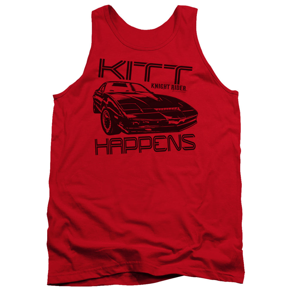 Knight Rider - Kitt Happens - Adult Tank - Red