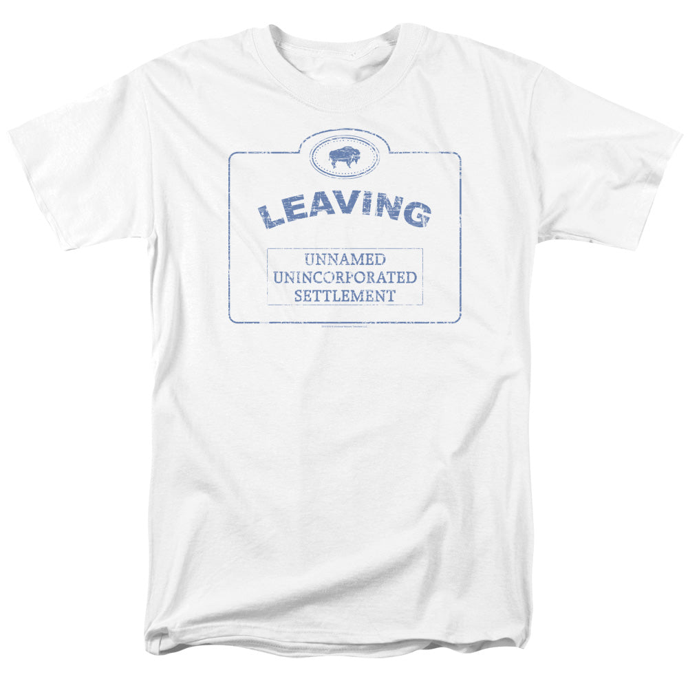 Warehouse 13 - Now Leaving Univille - Short Sleeve Adult 18/1 - White T-shirt