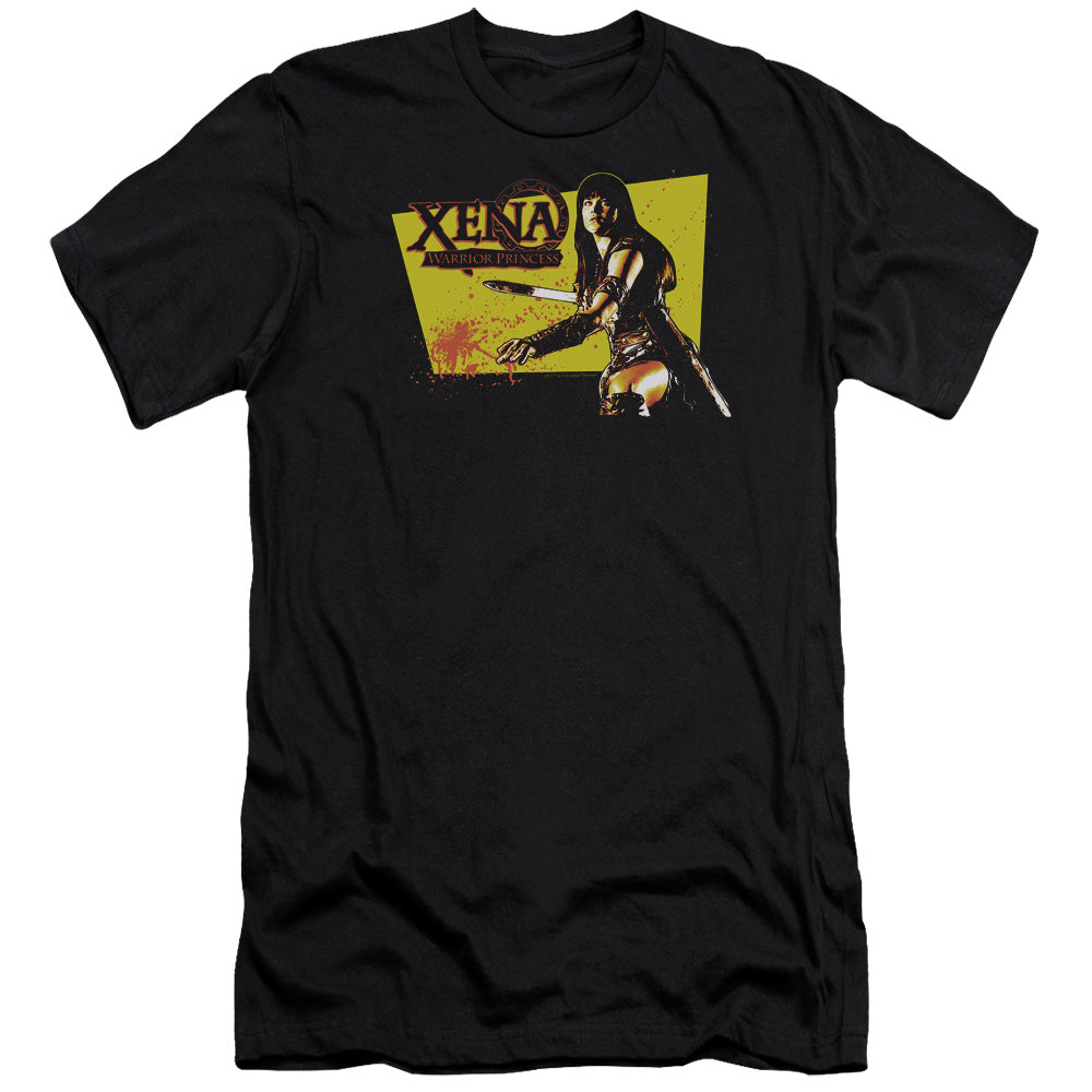 Xena - Cut Up - Short Sleeve Adult 30/1 - Black T-shirt