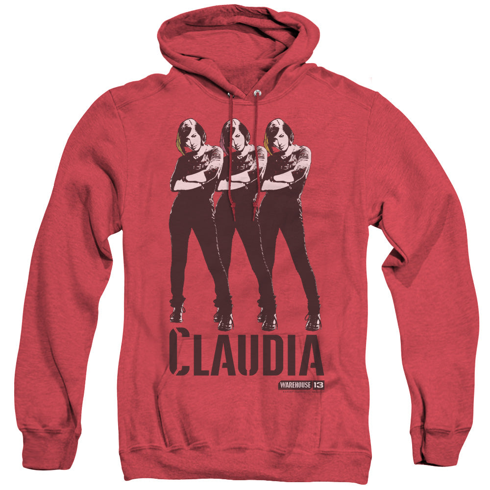 Warehouse 13 - Claudia - Adult Heather Hoodie - Red