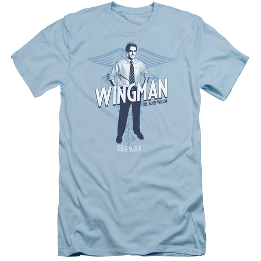 House - Wingman - Short Sleeve Adult 30/1 - Light Blue T-shirt