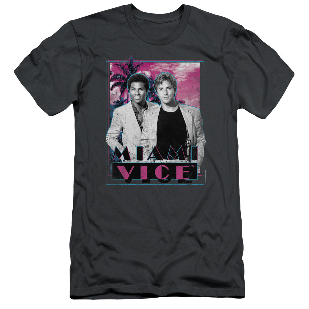 Miami Vice - Gotchya - Short Sleeve Adult 30/1 - Charcoal T-shirt