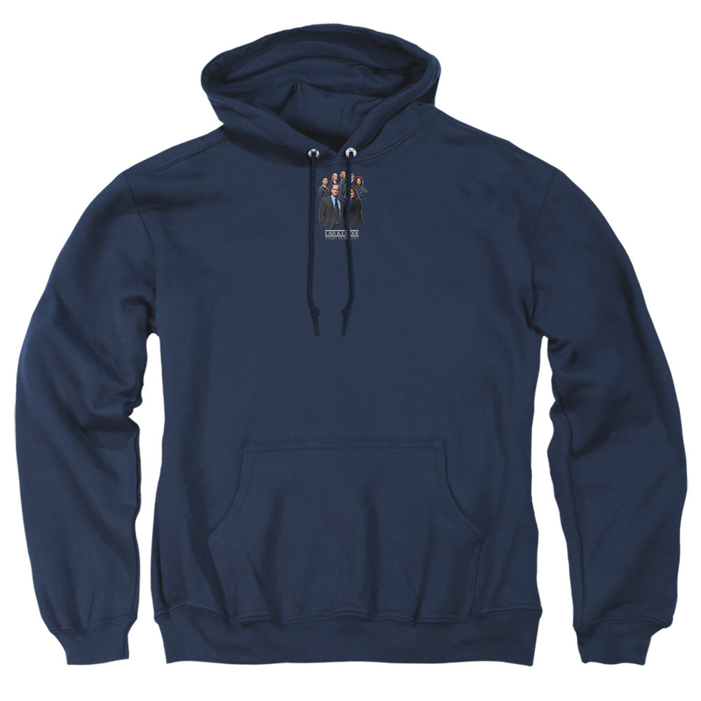 Law And Order Svu - Team - Adult Pull-over Hoodie - Navy