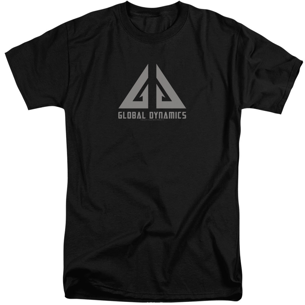 Eureka - Global Dynamics Logo - Short Sleeve Adult Tall - Black - Xl - Black T-shirt