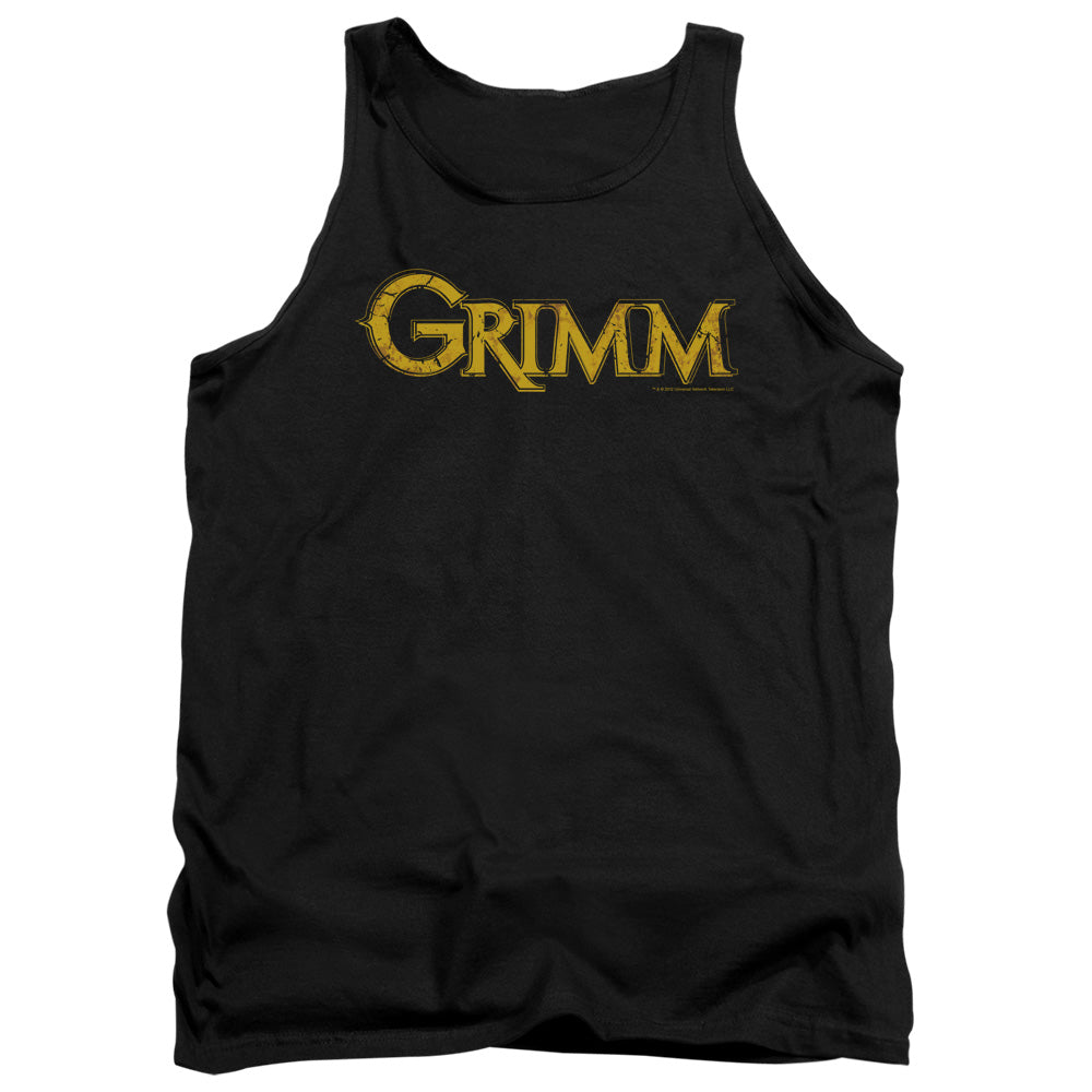 Grimm - Gold Logo - Adult Tank - Black - Sm - Black