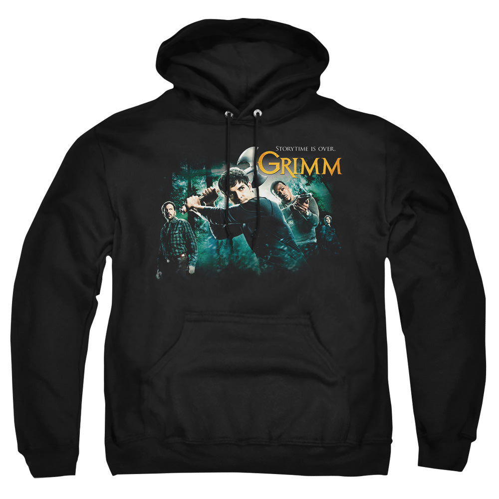 Grimm - Storytime Is Over - Adult Pull-over Hoodie - Black