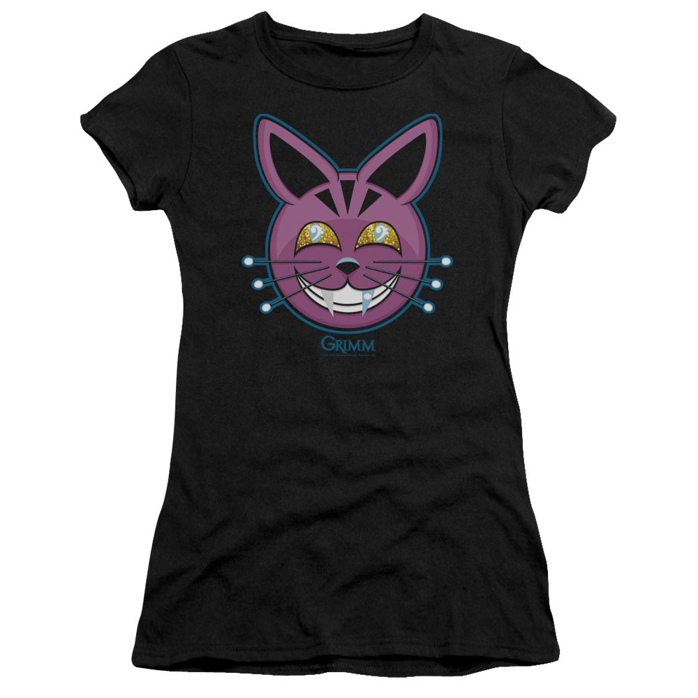 Grimm - Retchid Kat - Short Sleeve Junior Sheer - Black - Sm - Black T-shirt