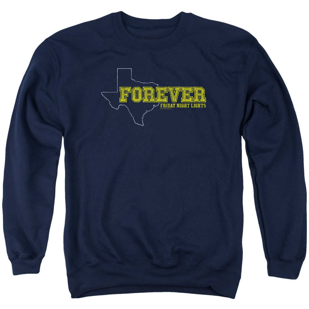 Friday Night Lights - Texas Forever - Adult Crewneck Sweatshirt - Navy