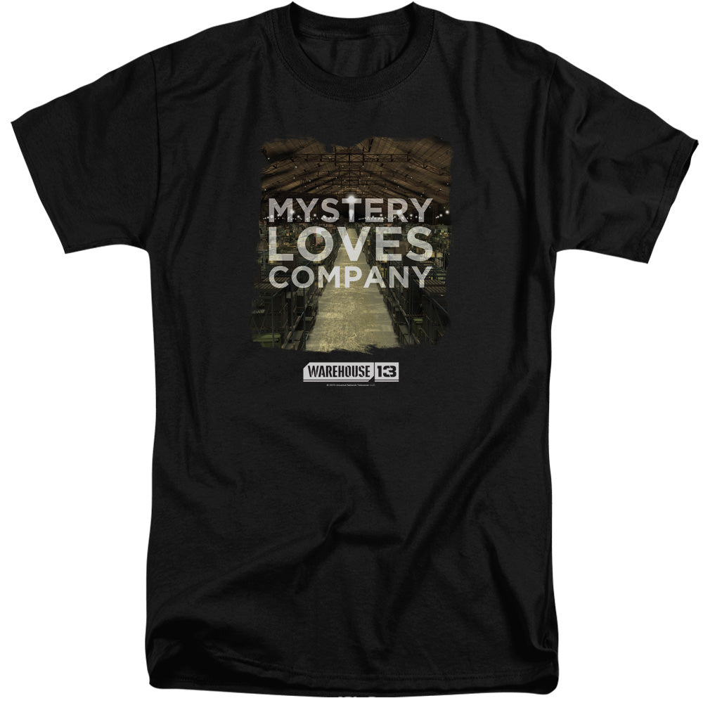 Warehouse 13 - Mystery Loves - Short Sleeve Adult Tall - Black T-shirt