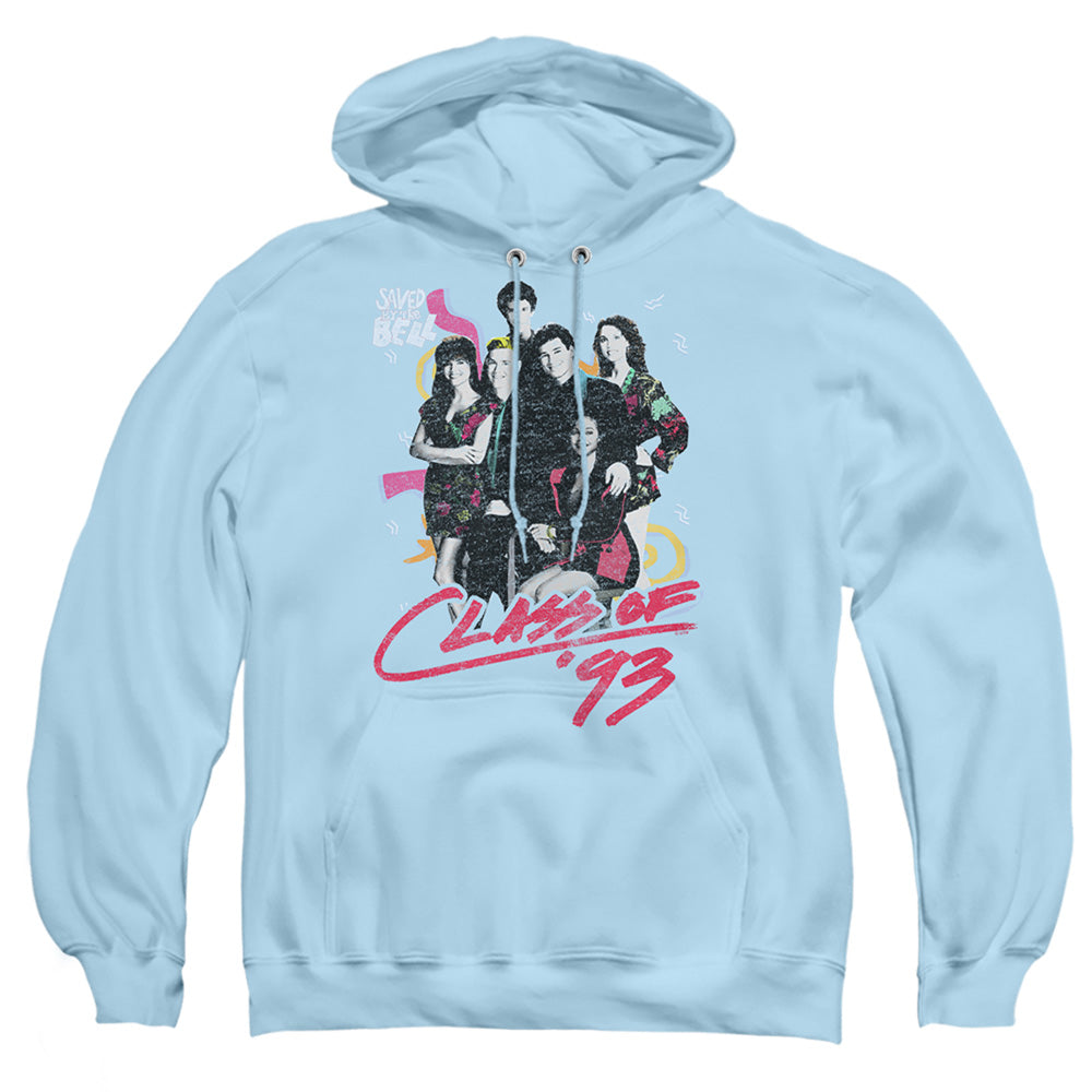 Saved By The Bell - Class Of 93 - Adult Pull-over Hoodie - Light Blue