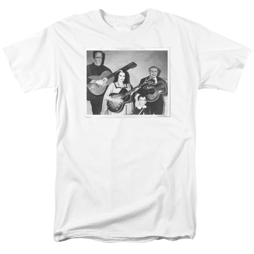 The Munsters - Play It Again - Short Sleeve Adult 18/1 - White T-shirt