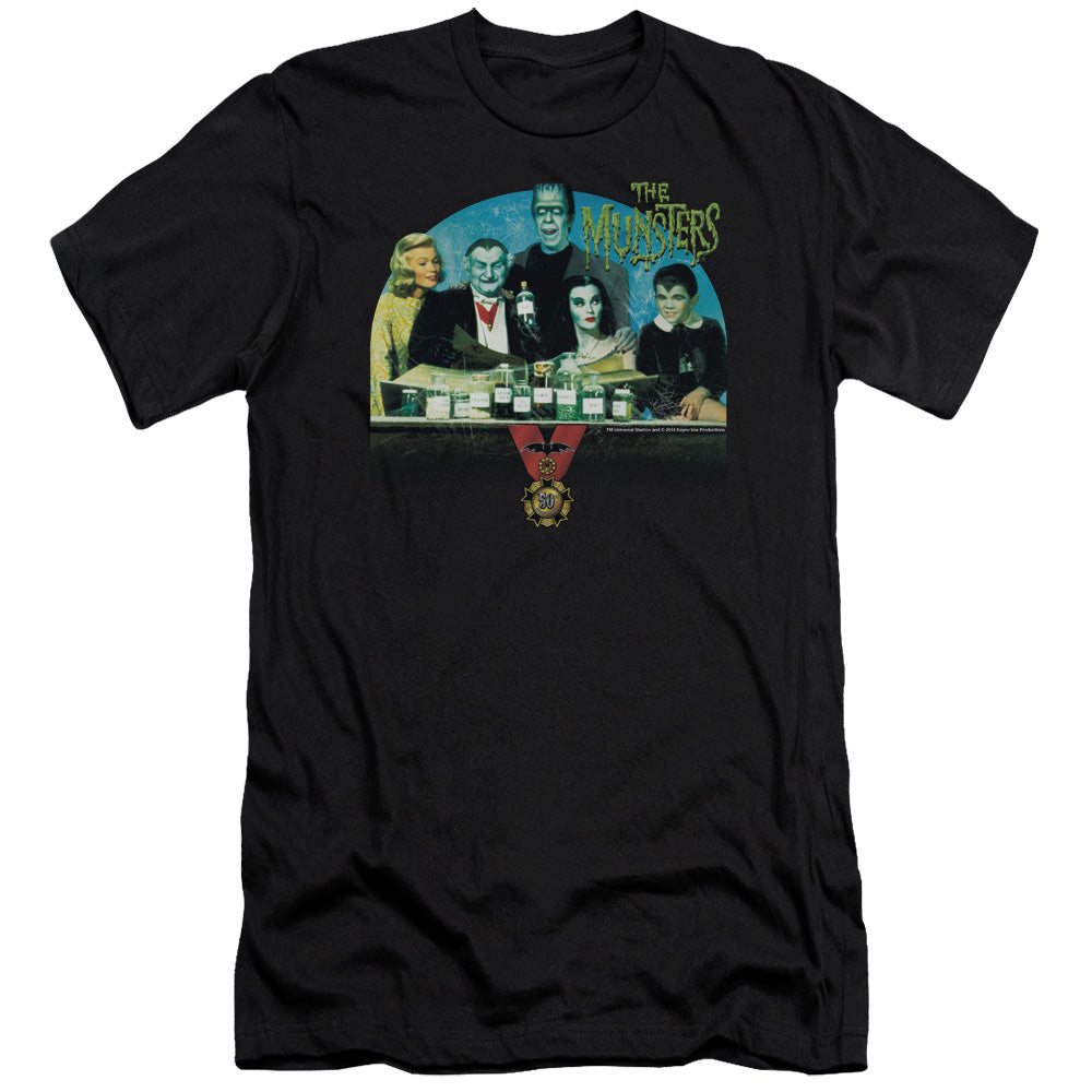 The Munsters - 50 Year Potion - Short Sleeve Adult 30/1 - Black T-shirt