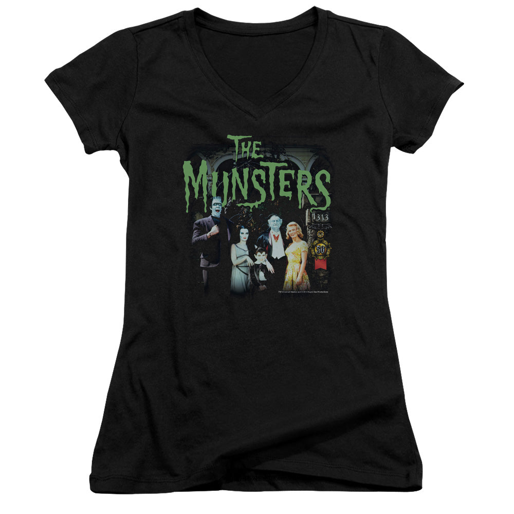 The Munsters - 1313 50 Years-junior V-neck - Black