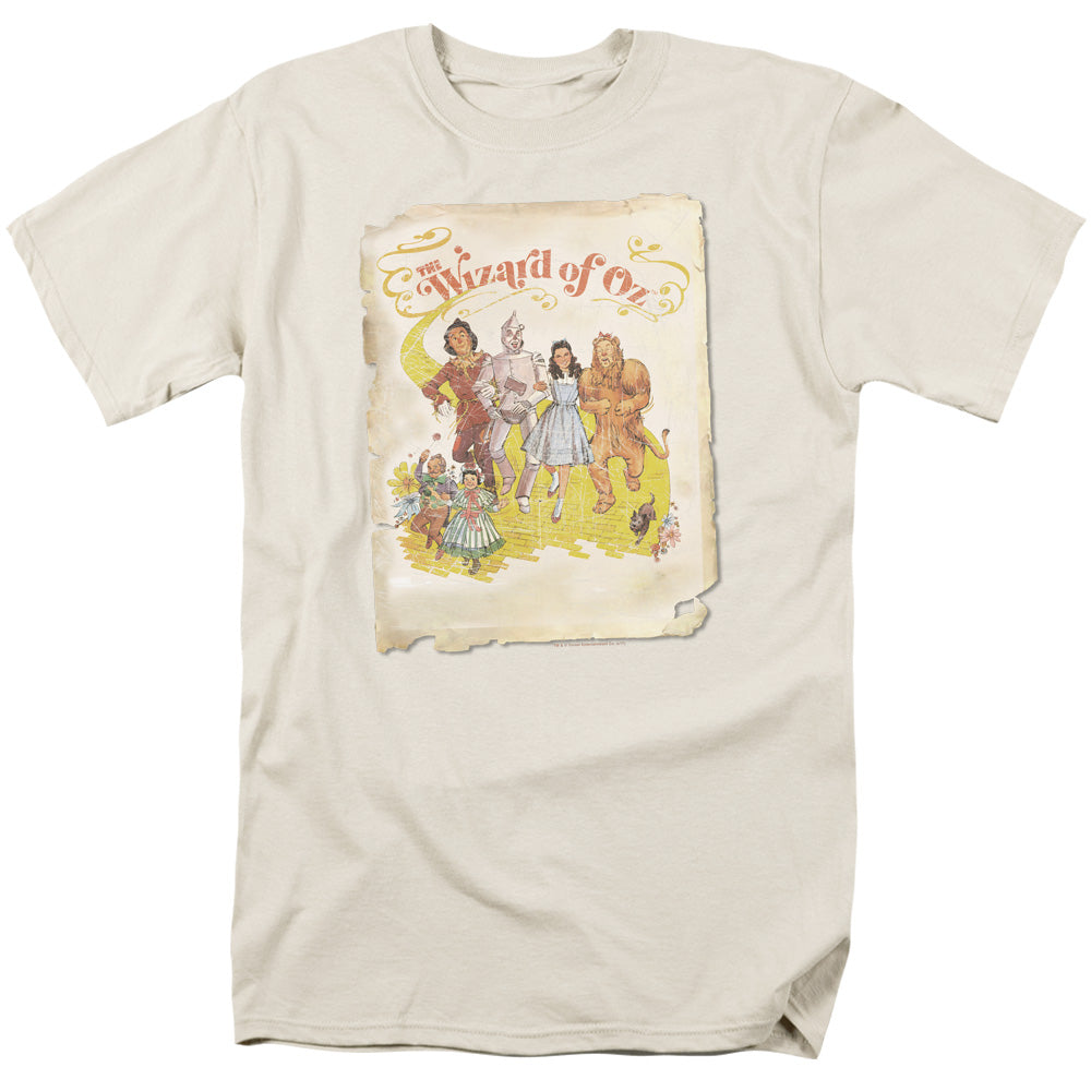 Wizard Of Oz - Poster - Short Sleeve Adult 18/1 - Cream T-shirt