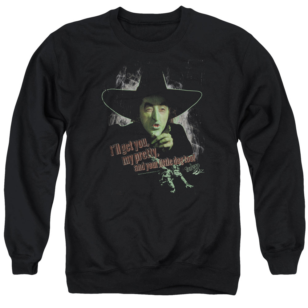 Wizard Of Oz - And Your Little Dog Too - Adult Crewneck Sweatshirt - Black