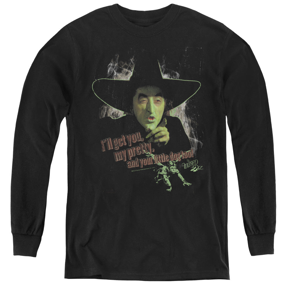 Wizard Of Oz - And Your Little Dog Too - Youth Long Sleeve Tee - Black